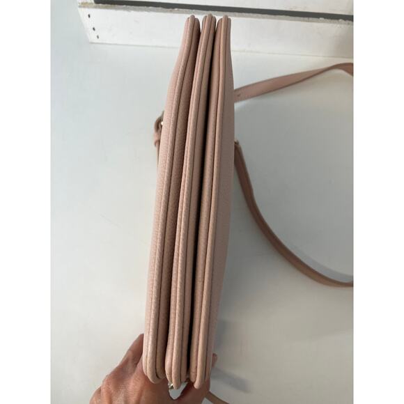 KATE SPADE SMALL LIGHT PINK PEBBLED LEATHER CROSSBODY BAG - Picture 7 of 16